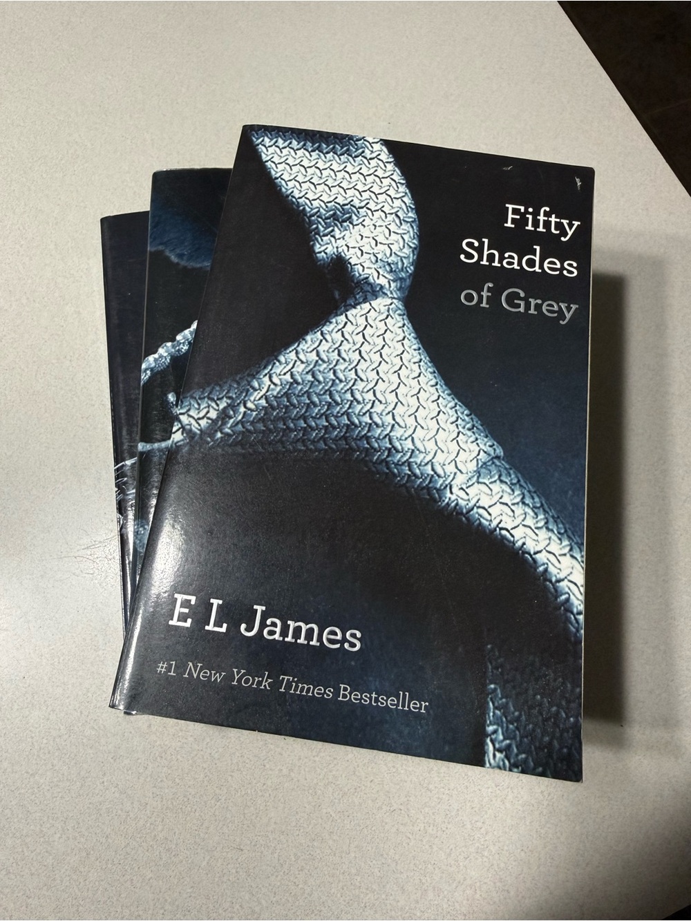 Fifty Shades of Grey by - Dark Grey Cover Paperback
